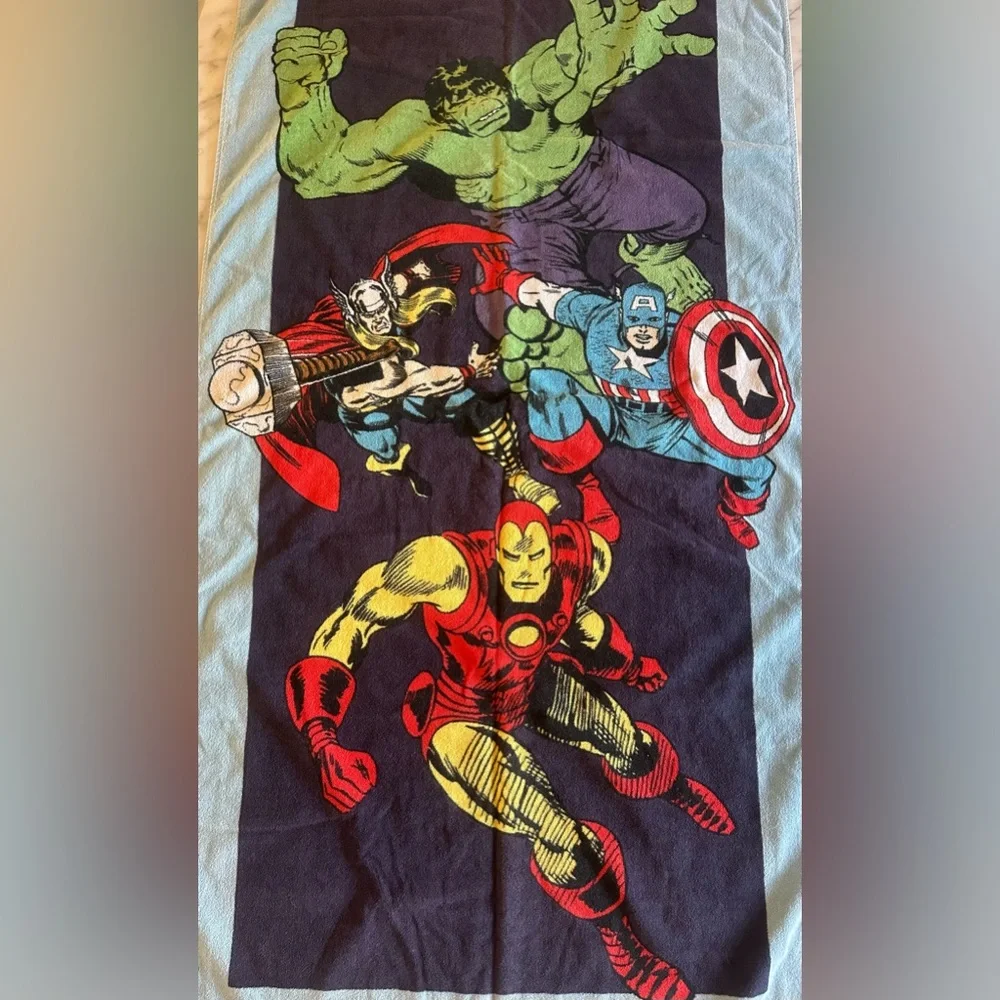 POTTERY BARN KIDS Marvel Beach Towel - Monogrammed “Jack”